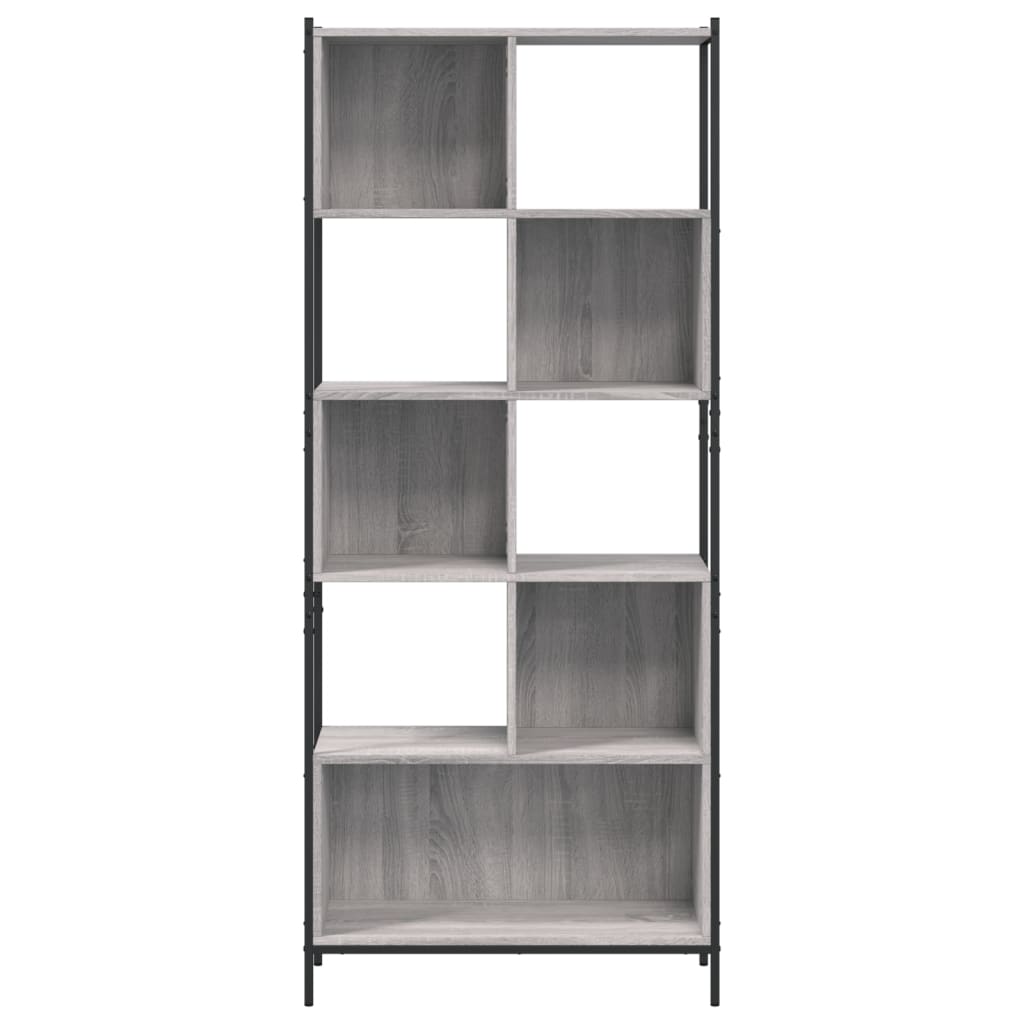 Regal za knjige boja hrasta 72x28x172 cm konstruirano drvo