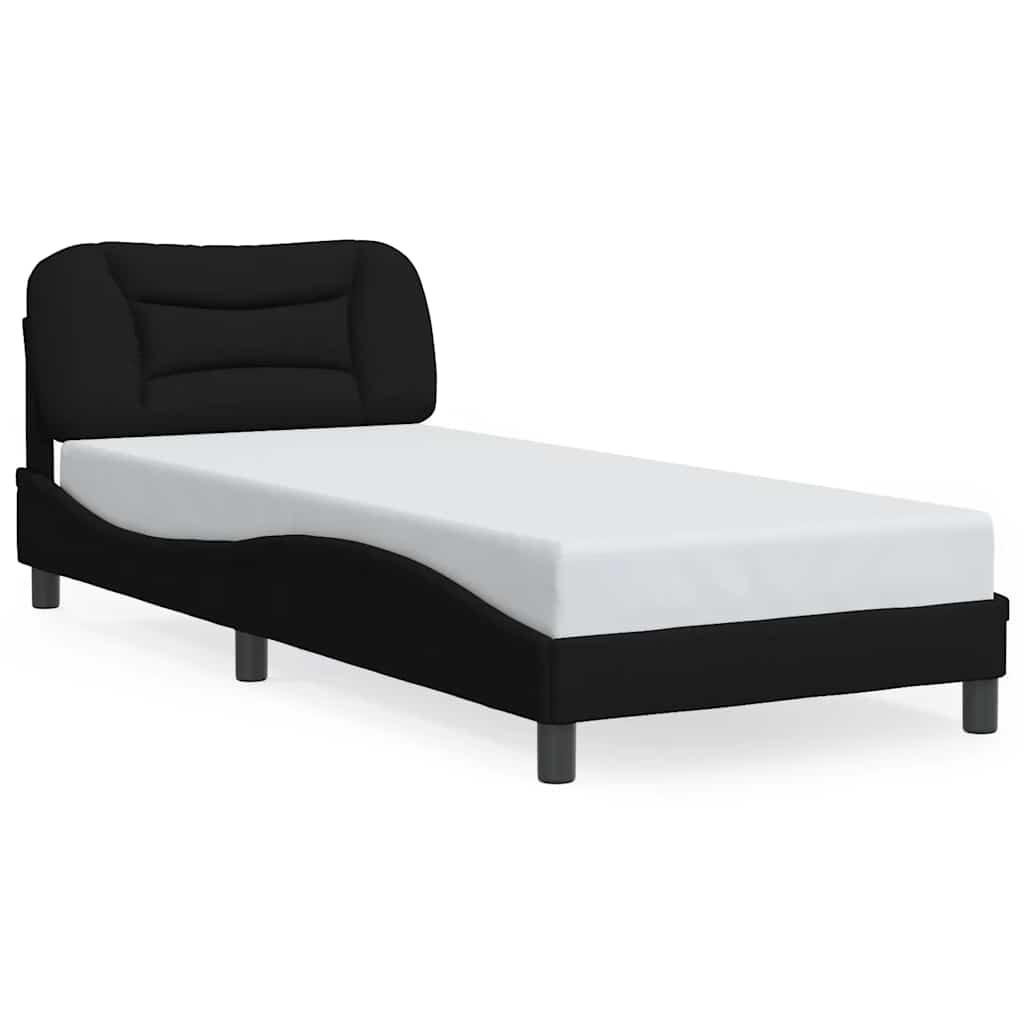 Okvir za krevet bez madraca Hvar crni 80x200cm od tkanine