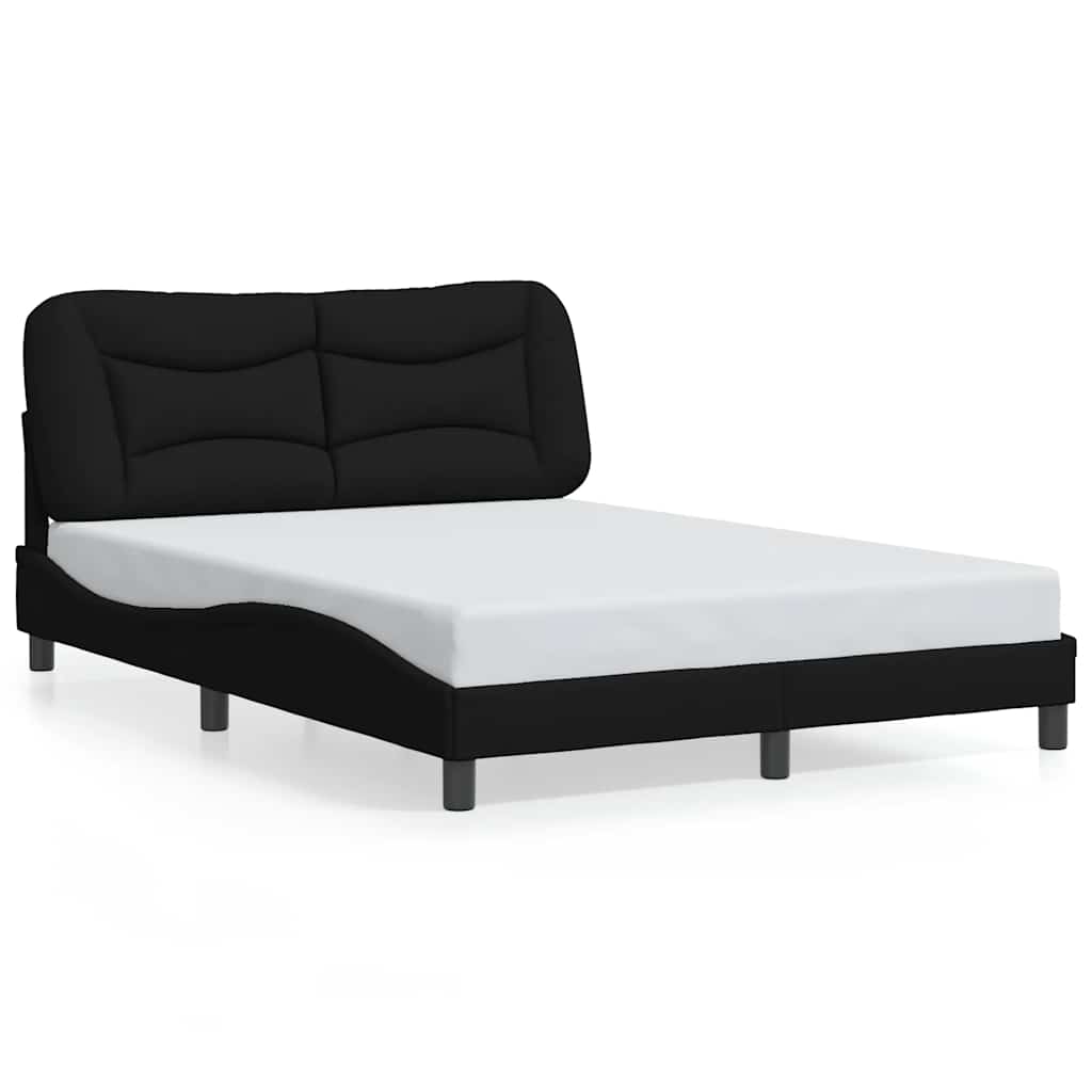 Okvir za krevet bez madraca Hvar crni 140 x 190 cm od tkanine