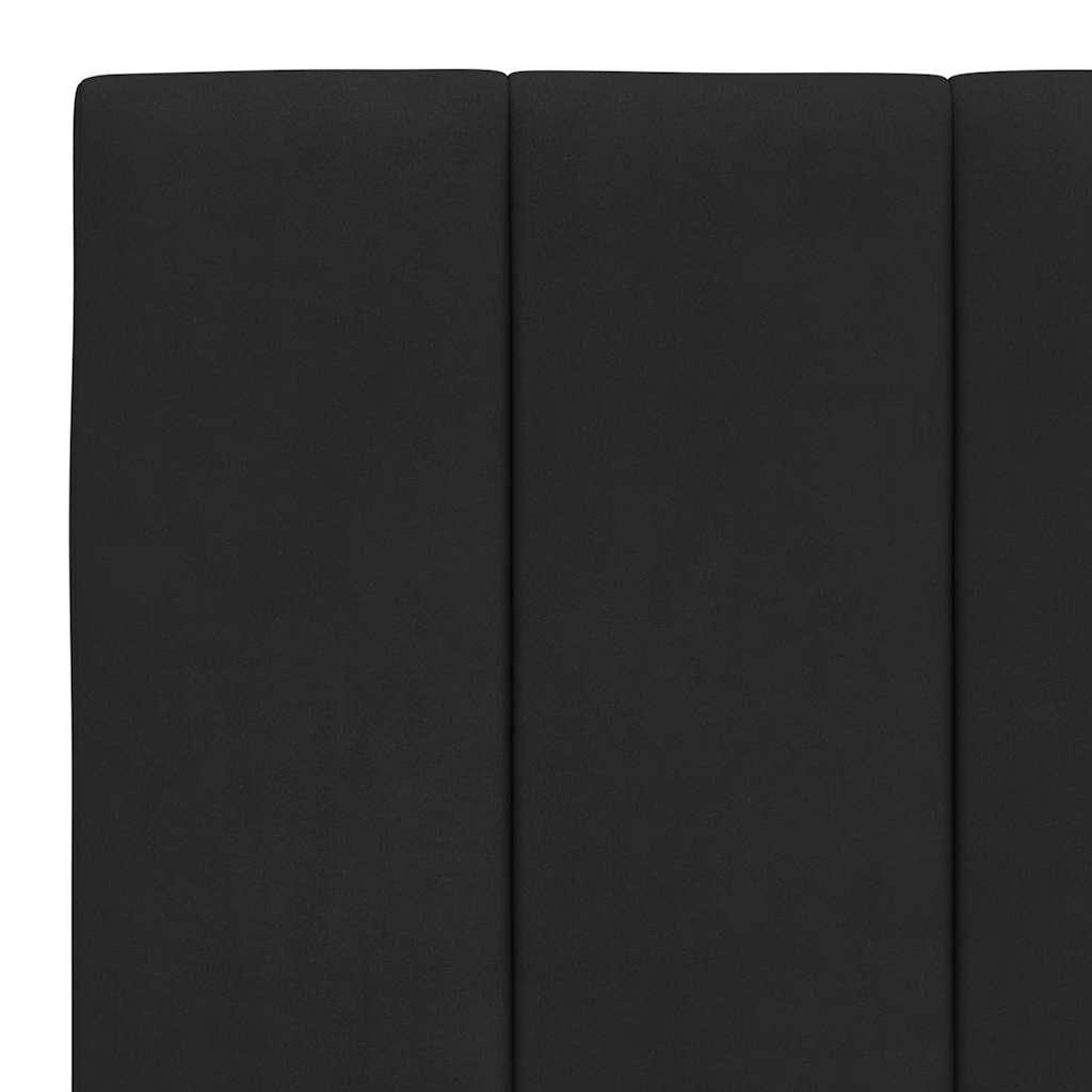 Okvir kreveta bez madraca Hanko crni 180x200 cm baršunasti