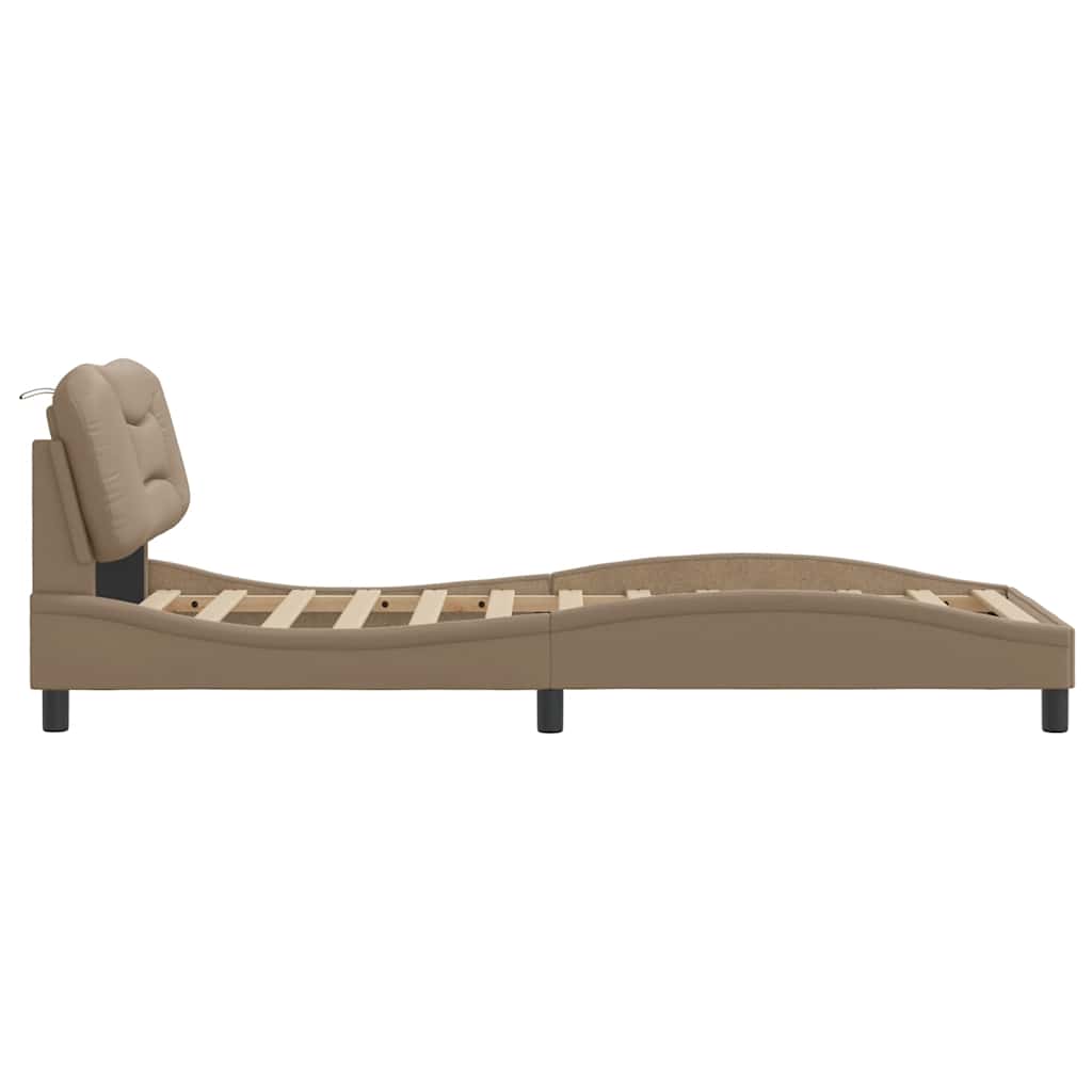 Okvir za krevet bez madraca Hvar cappuccino 90x200 cm umjetna koža