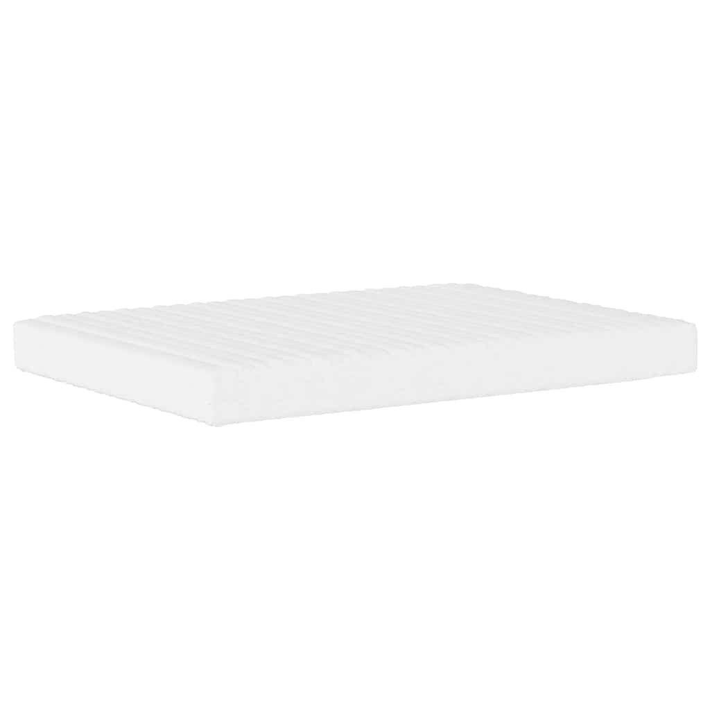 Krevet s madracem Dover crni 120 x 200 cm baršunasti