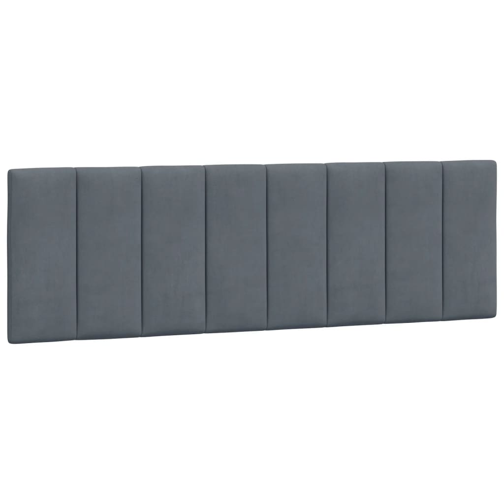 Krevet s madracem Hanko tamnosivi 160x200 cm baršunasti