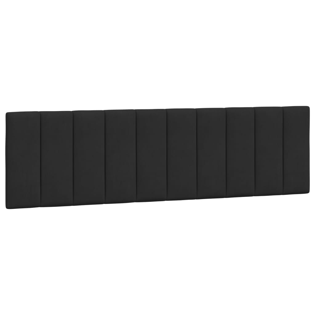 Krevet s madracem Hanko crni 180x200 cm baršunasti