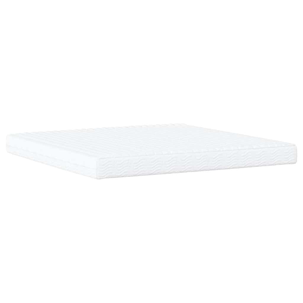 Krevet s madracem Hanko plavi 200x200 cm baršunasti