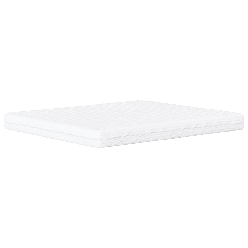 Krevet s madracem plavi 200x200 cm baršunasti