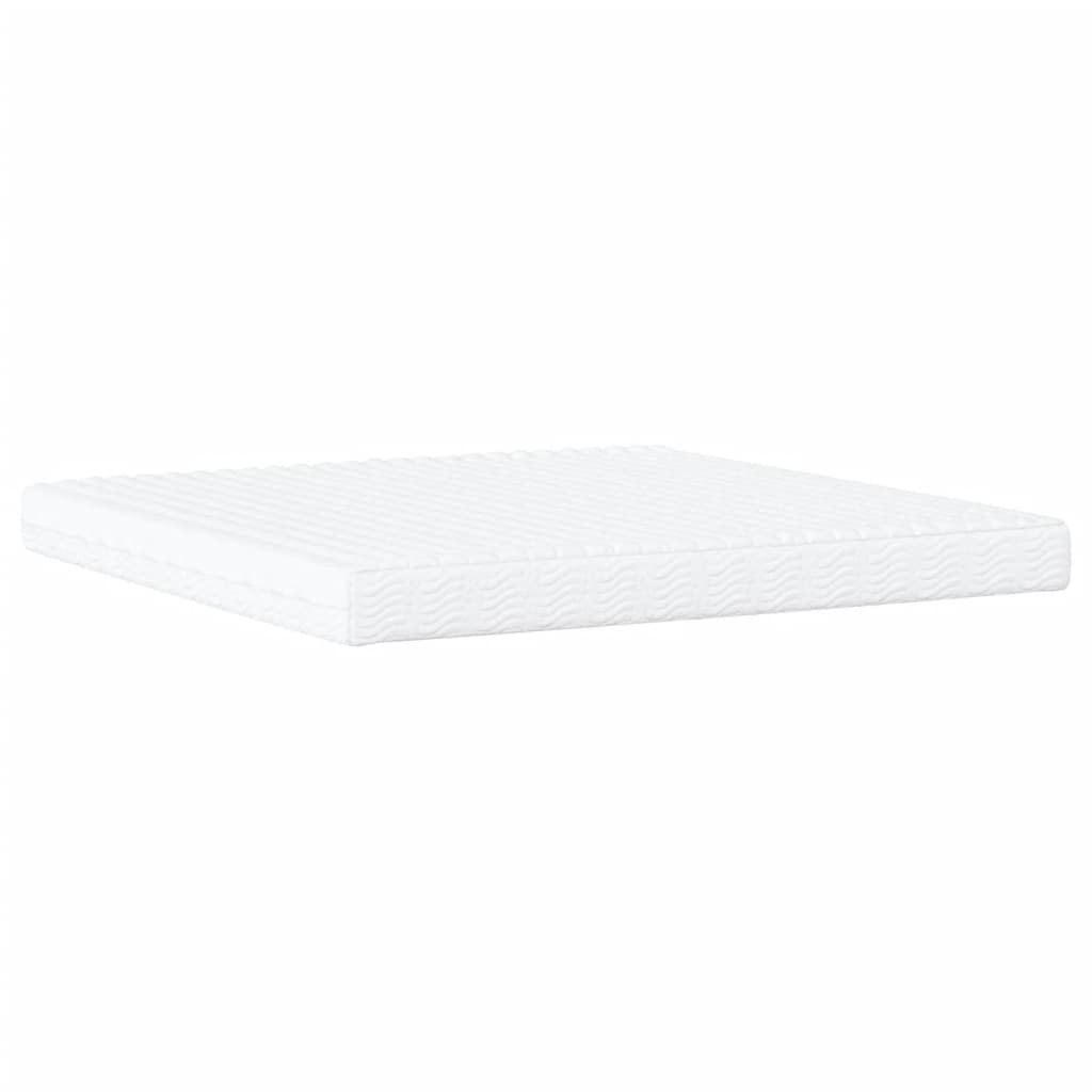 Krevet s madracem Zadar bijeli 200x200 cm umjetna koža