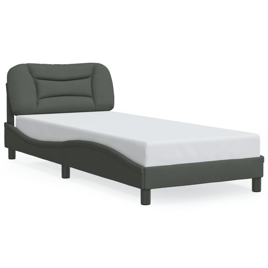 Okvir kreveta s LED-om bez madraca Hvar 90x190 cm od tkanine