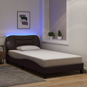 Okvir kreveta s LED-om bez madraca Hvar 100x200 cm od tkanine