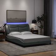 Okvir kreveta s LED-om bez madraca Hvar 140 x 190 cm od tkanine
