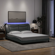 Okvir kreveta s LED-om bez madraca Hvar 160 x 200 cm od tkanine