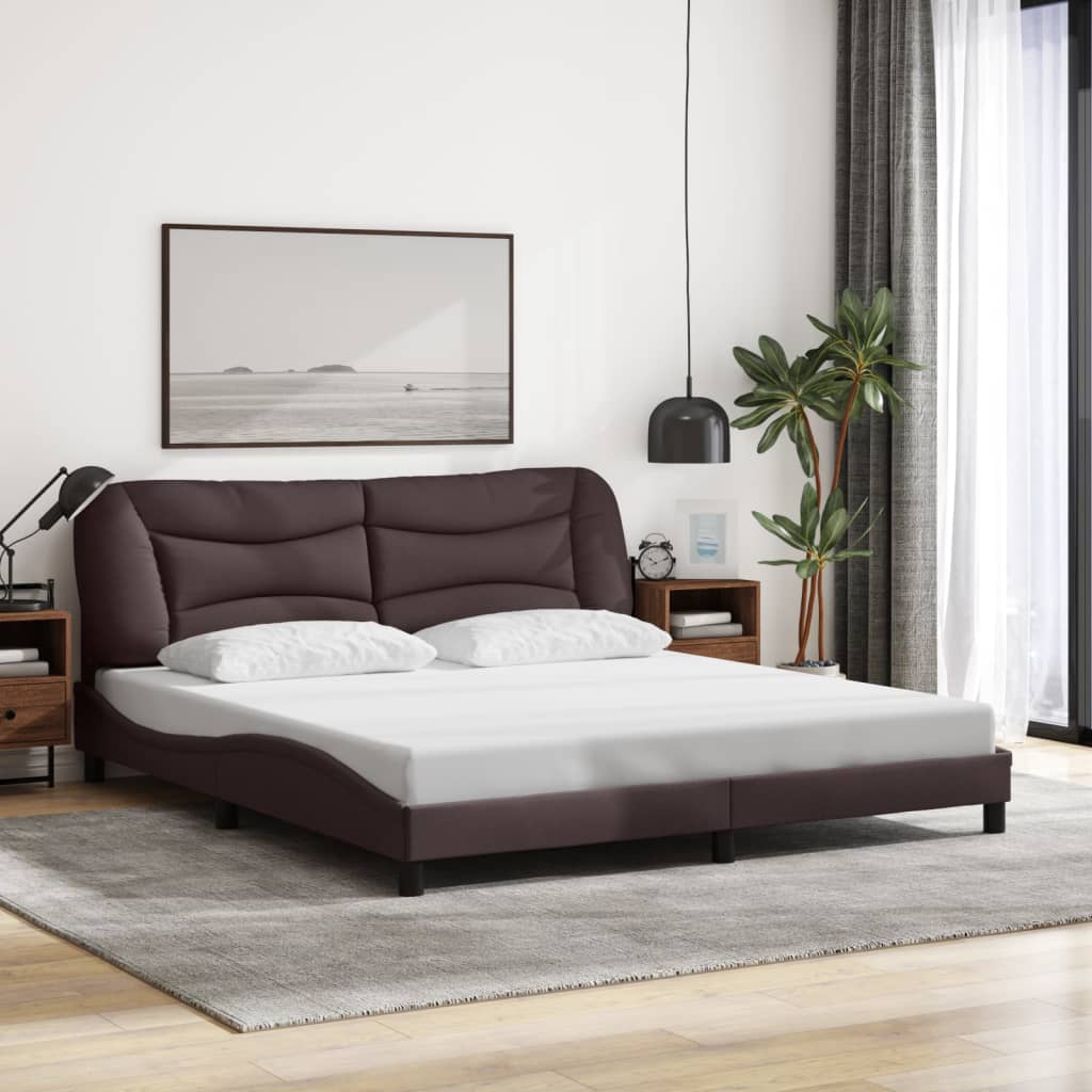 Okvir kreveta s LED-om bez madraca Hvar 180x200 cm od tkanine