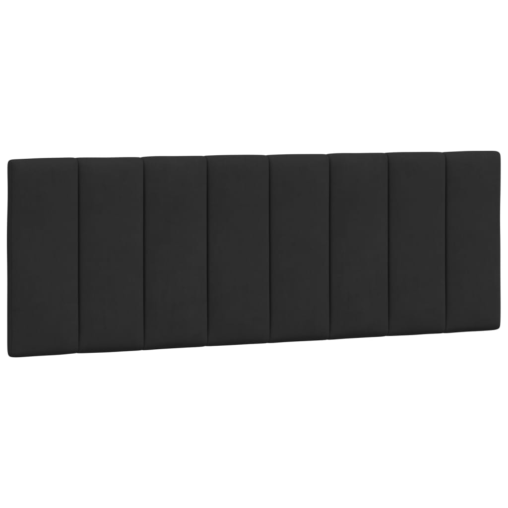 Okvir kreveta s LED-om bez madraca Hanko crni 120 x 200 cm baršunasti