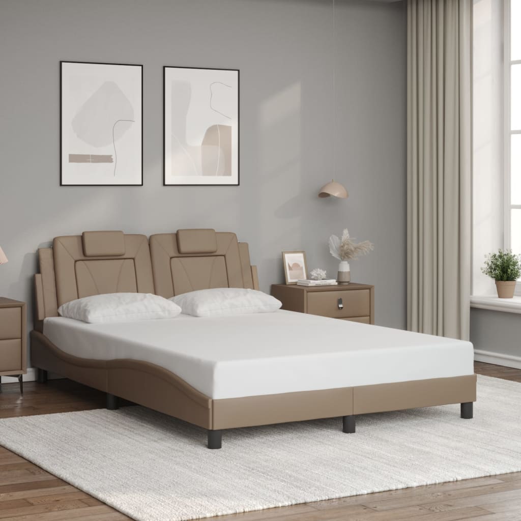 Okvir kreveta Viana s LED-om bez madracaboja cappuccina 120 x 200 cm