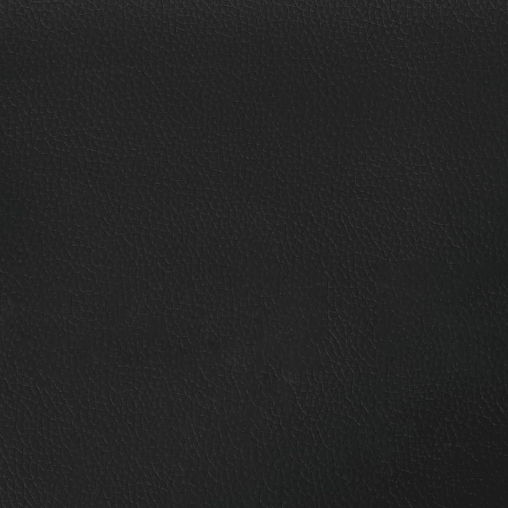 Okvir kreveta s LED-om bez madraca Zadar crni 200 x 200 cm