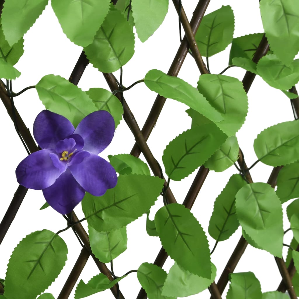 Proširiva rešetka od umjetnog bršljana zelena 180 x 70 cm