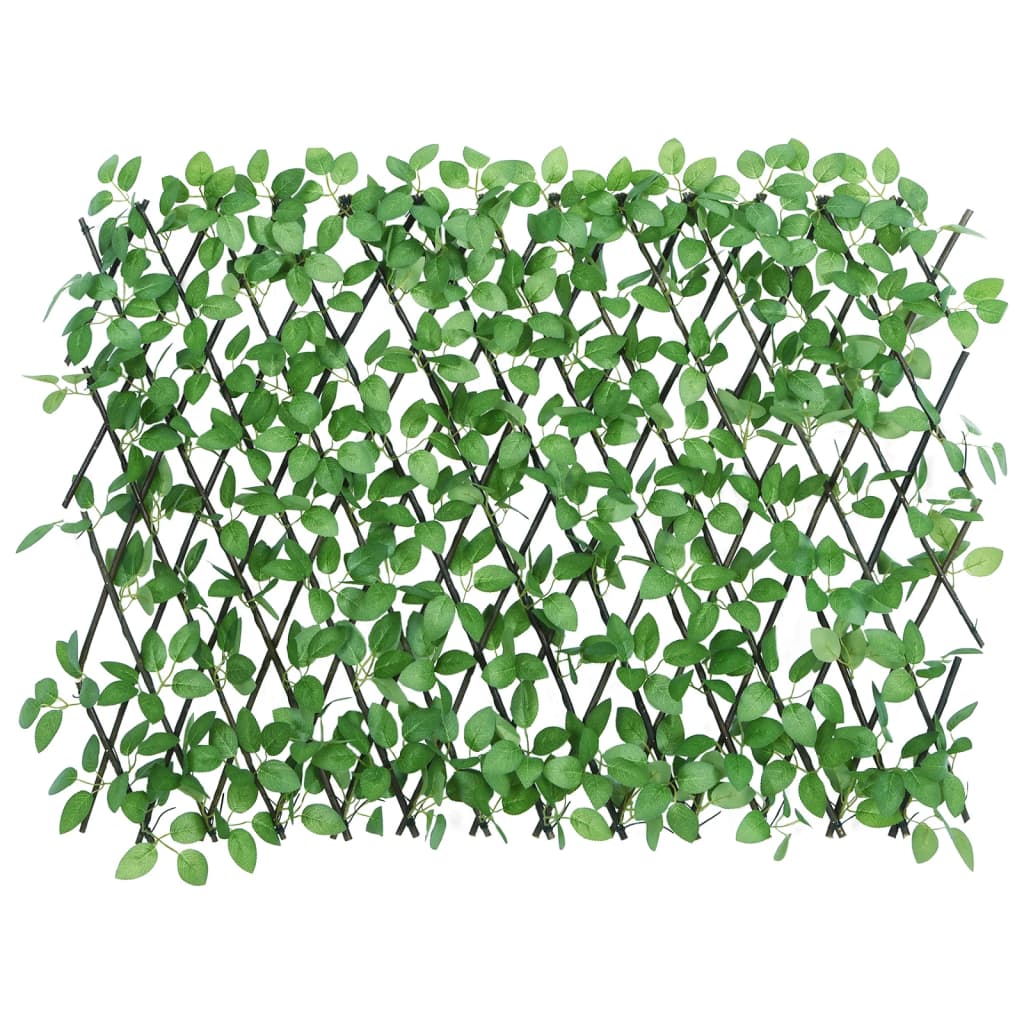 Proširiva rešetka od umjetnog bršljana 5 kom zelena 180 x 65 cm