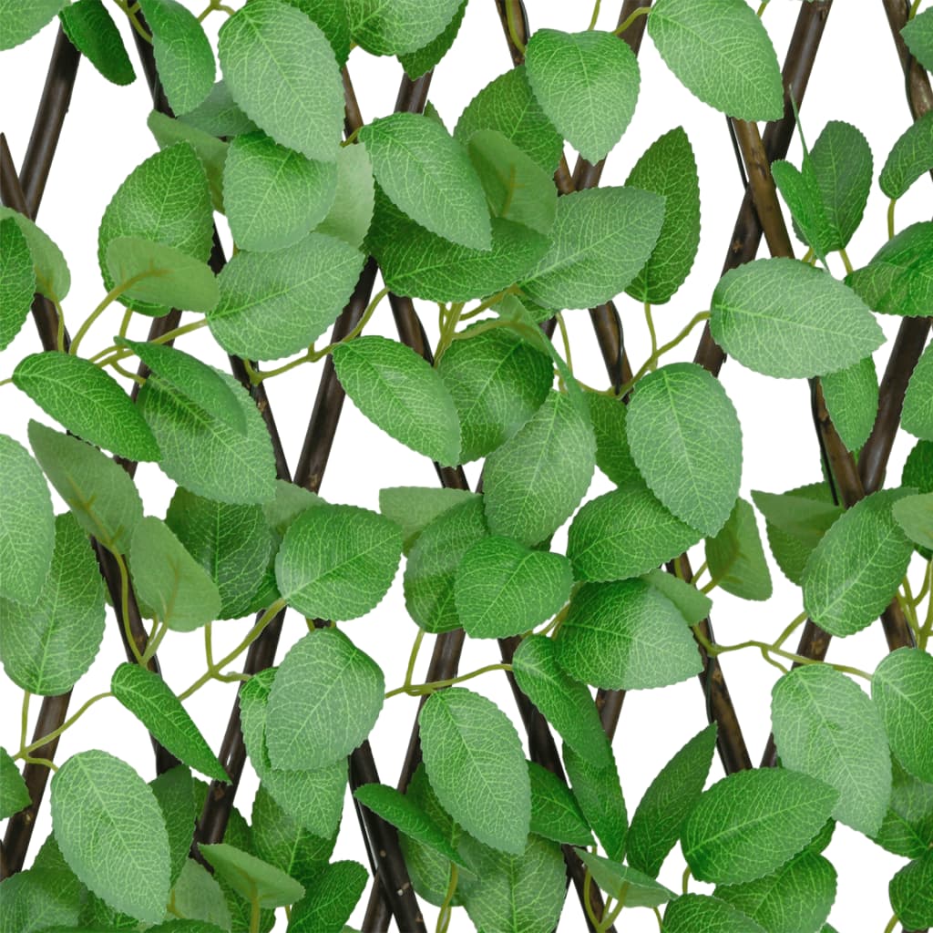 Proširiva rešetka od umjetnog bršljana 5 kom zelena 180 x 65 cm