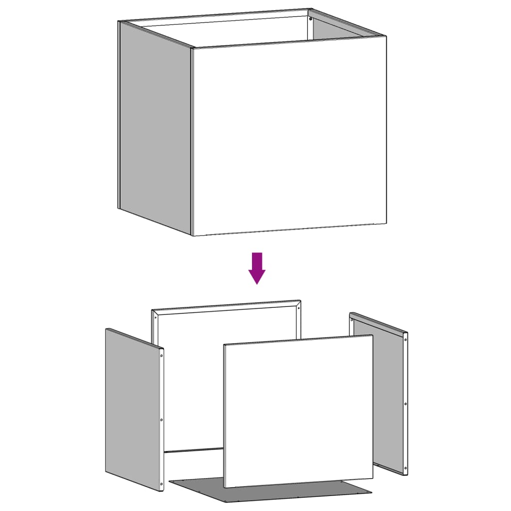 Sadilice 2 kom maslinaste boje 32x30x29 cm čelik