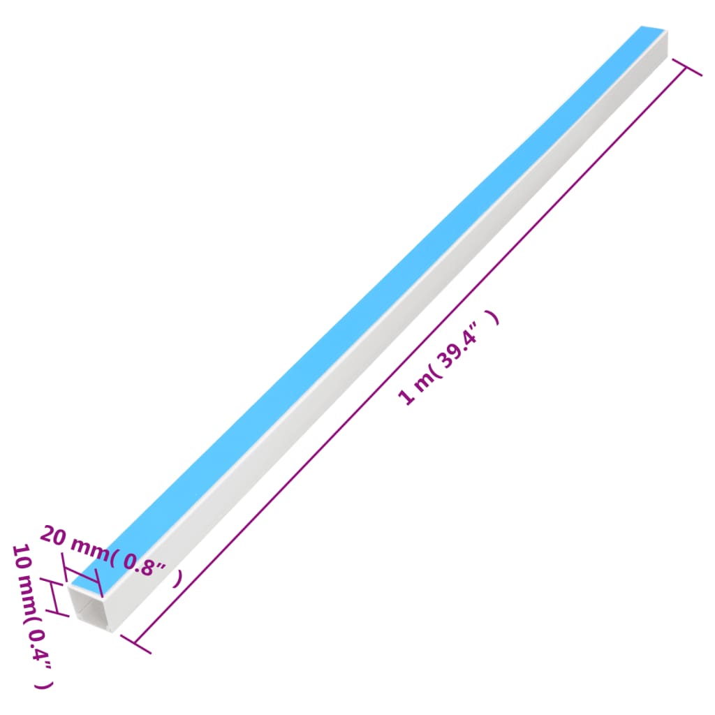 Kanalice za kabele samoljepljive 20x20 mm 30 m PVC
