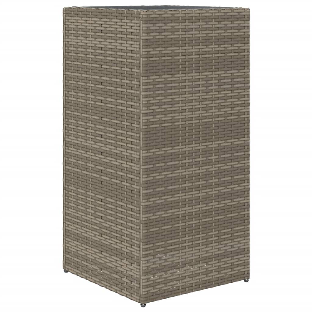 Vrtne sadilice 2 kom siva 40 x 40 x 80 cm od poliratana
