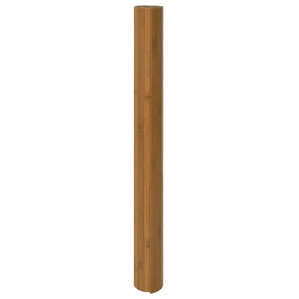 Tepih pravokutni smeđi 60 x 300 cm od bambusa