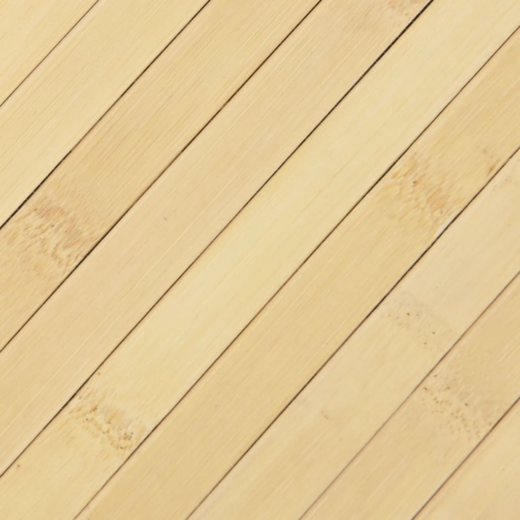 Tepih pravokutni svijetli prirodni 60 x 400 cm od bambusa