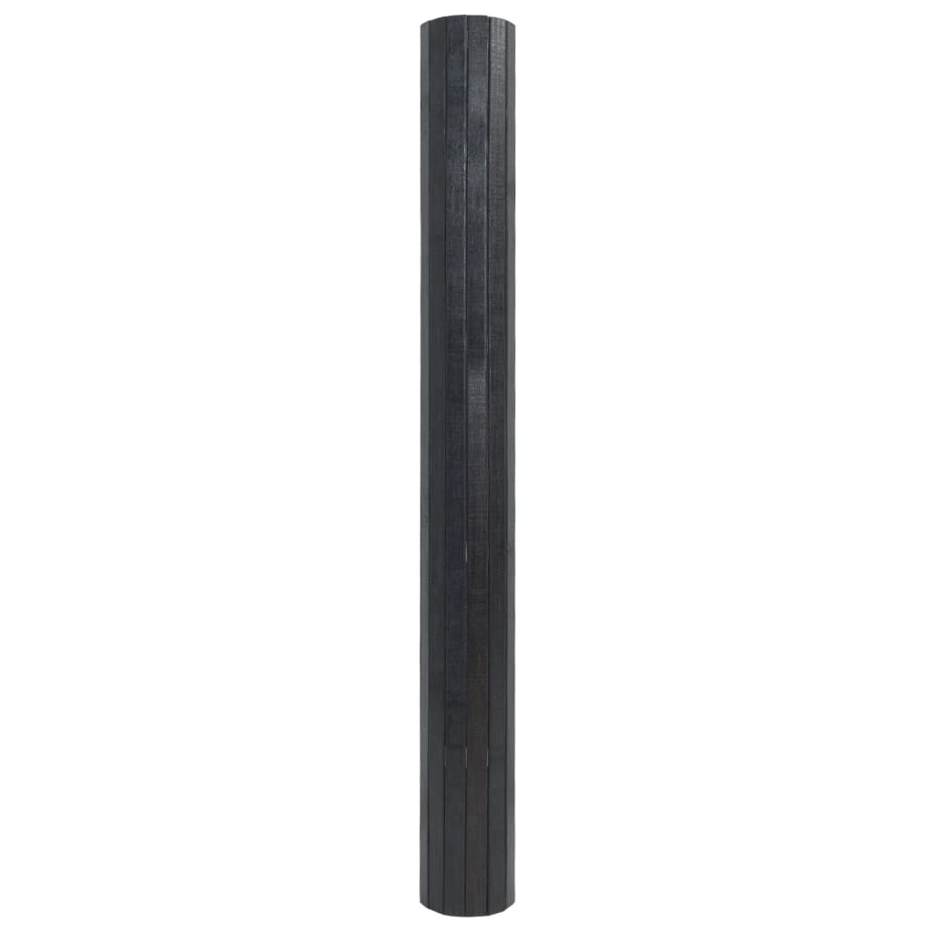 Tepih pravokutni sivi 70 x 200 cm od bambusa