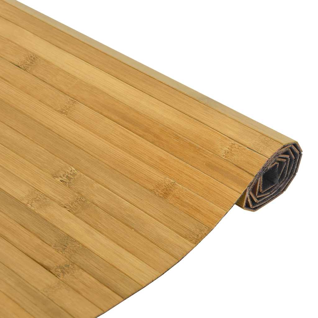 Tepih pravokutni prirodni 80 x 500 cm od bambusa