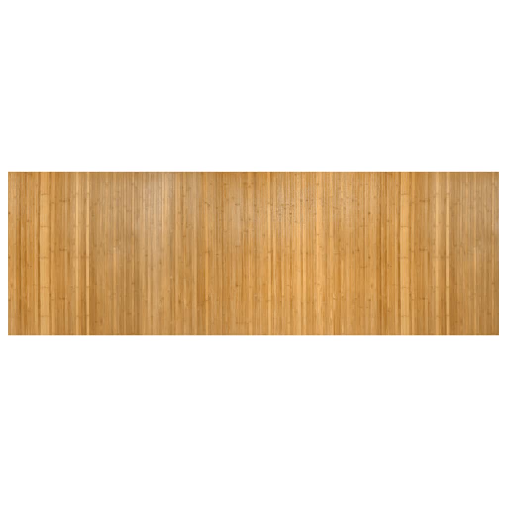 Tepih pravokutni prirodni 100 x 300 cm od bambusa