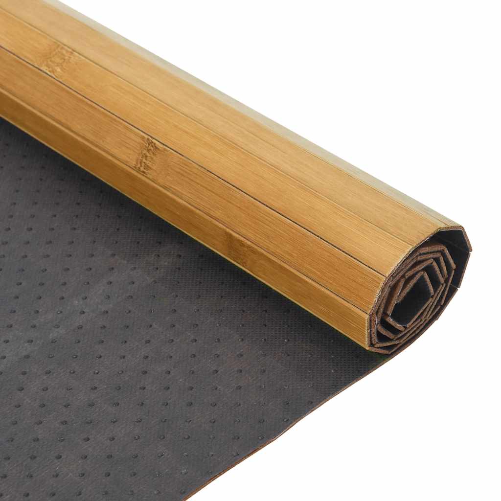 Tepih pravokutni prirodni 100 x 300 cm od bambusa