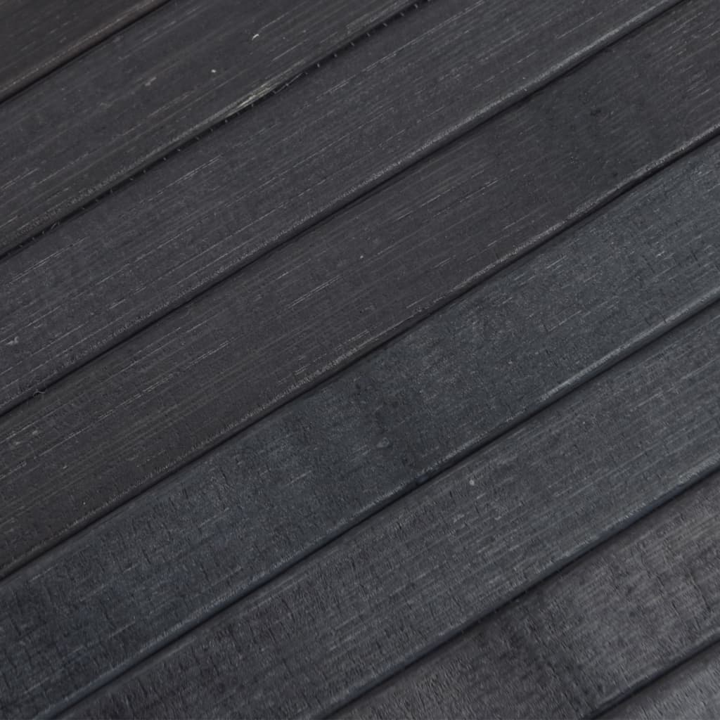 Tepih pravokutni sivi 100 x 400 cm od bambusa