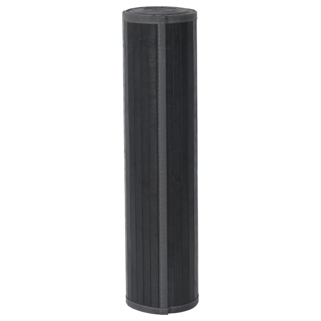 Tepih pravokutni sivi 60 x 200 cm od bambusa
