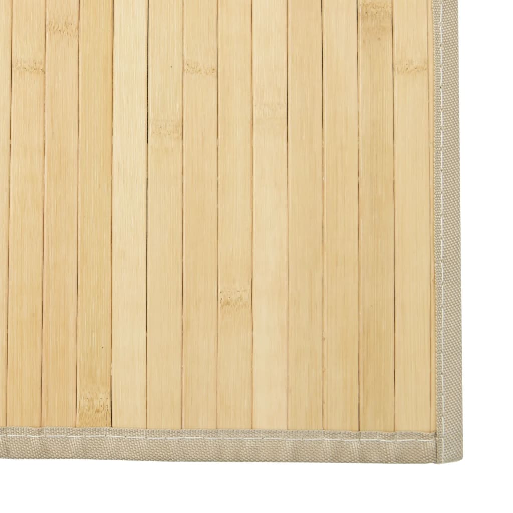 Tepih pravokutni svijetli prirodni 60 x 300 cm od bambusa