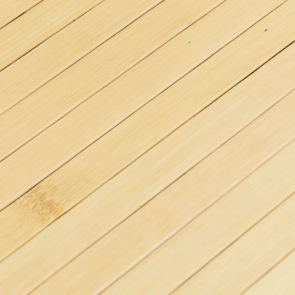 Tepih pravokutni svijetli prirodni 60 x 300 cm od bambusa