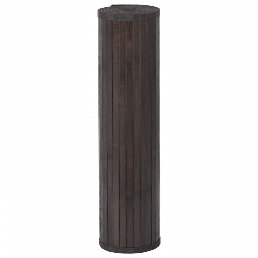 Tepih pravokutni tamnosmeđi 60 x 300 cm od bambusa