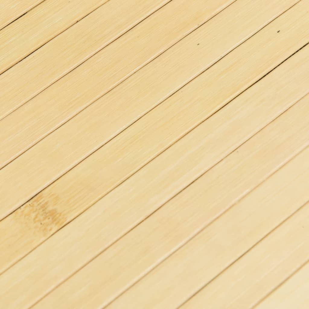 Tepih pravokutni svijetli prirodni 70 x 300 cm od bambusa