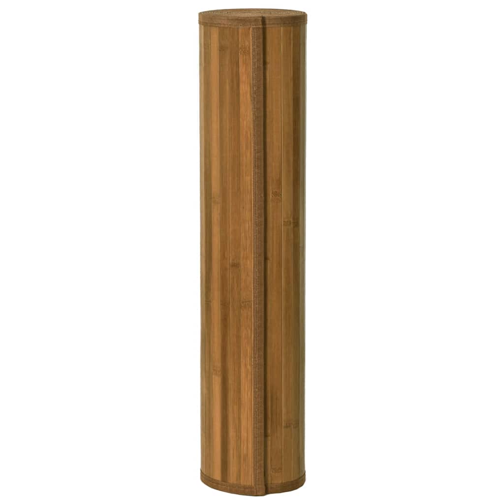 Tepih pravokutni smeđi 70 x400 cm od bambusa