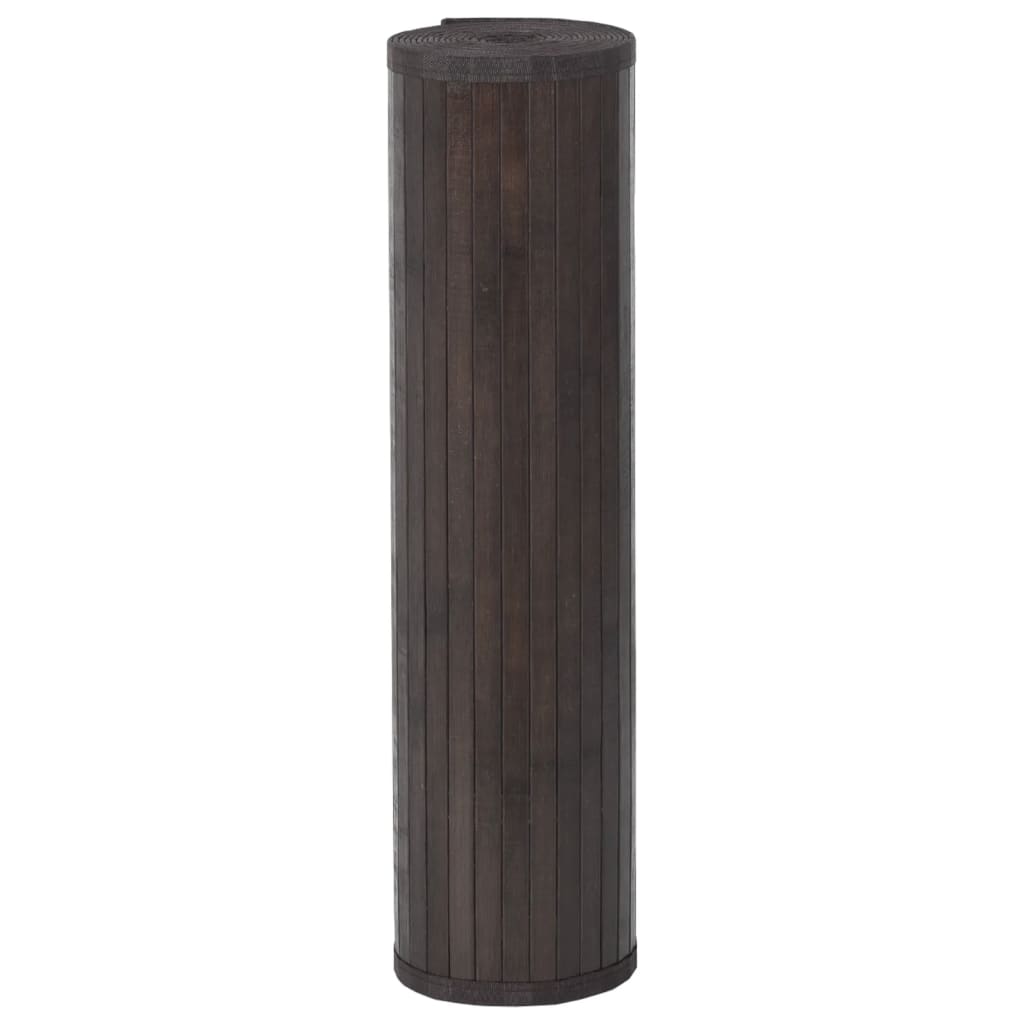 Tepih pravokutni tamnosmeđi 70 x400 cm od bambusa