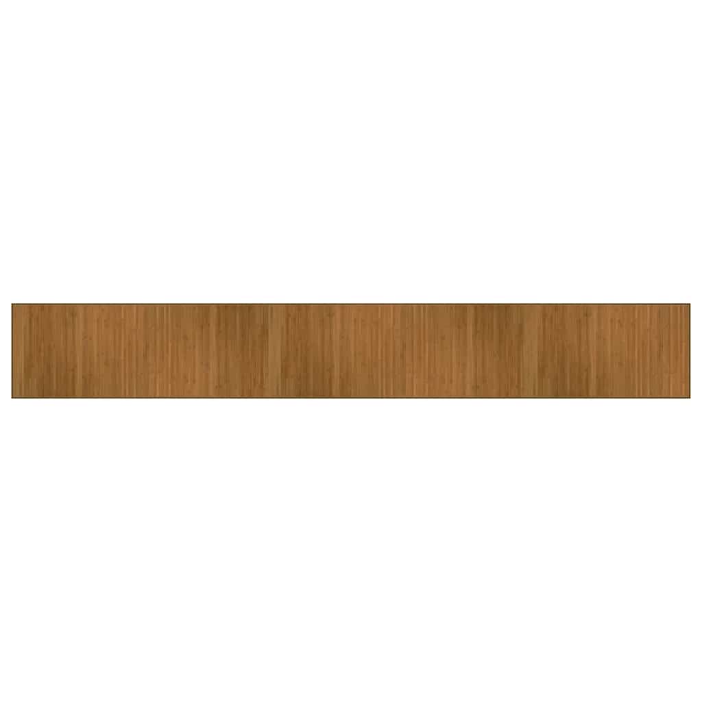 Tepih pravokutni smeđi 70 x 500 cm od bambusa