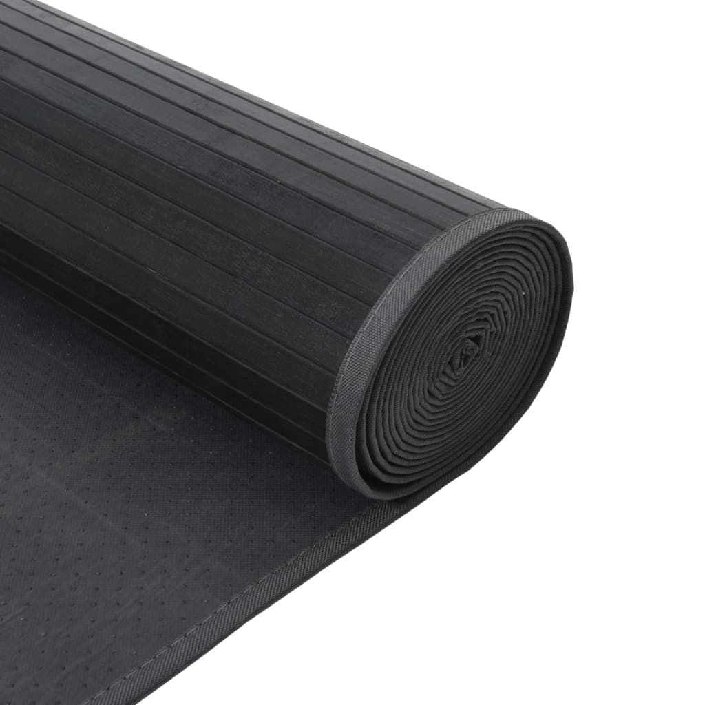 Tepih pravokutni sivi 70 x 500 cm od bambusa