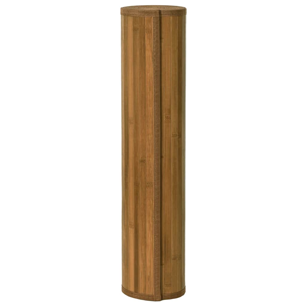 Tepih pravokutni smeđi 70 x 1000 cm od bambusa