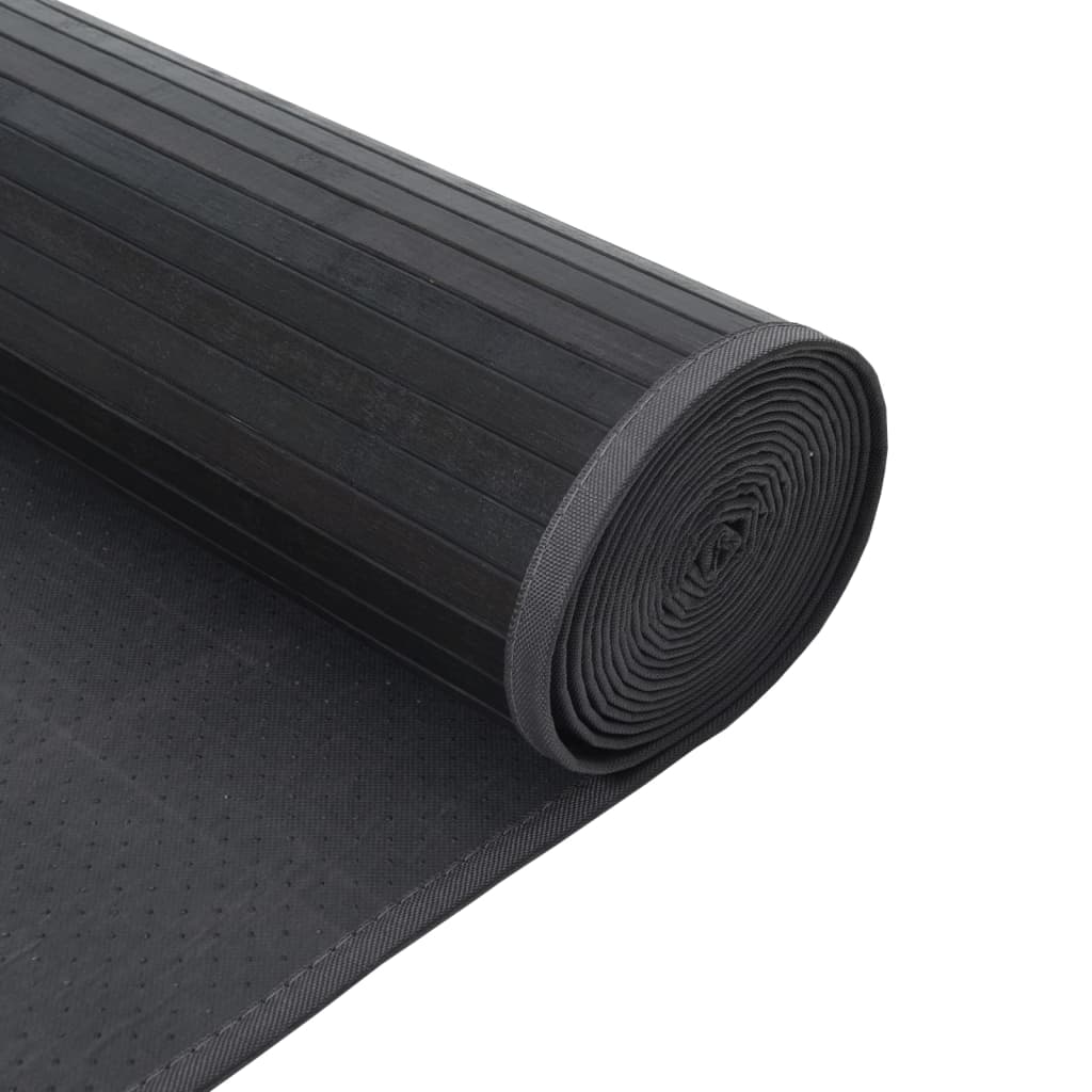 Tepih pravokutni sivi 70 x 1000 cm od bambusa