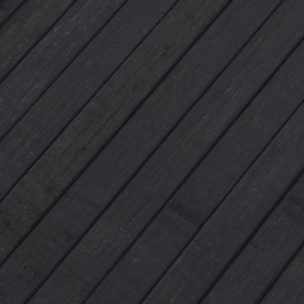 Tepih pravokutni sivi 80 x 200 cm od bambusa
