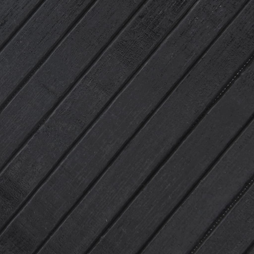 Tepih pravokutni sivi 100 x 200 cm od bambusa