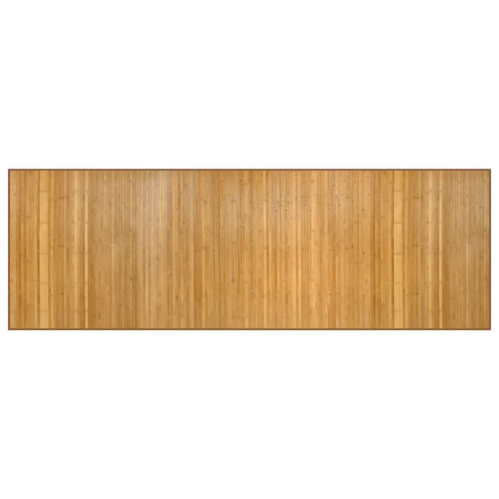 Tepih pravokutni prirodni 100 x 300 cm od bambusa