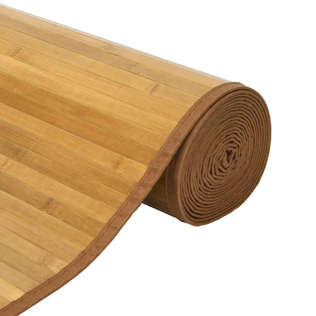 Tepih pravokutni prirodni 100 x 300 cm od bambusa