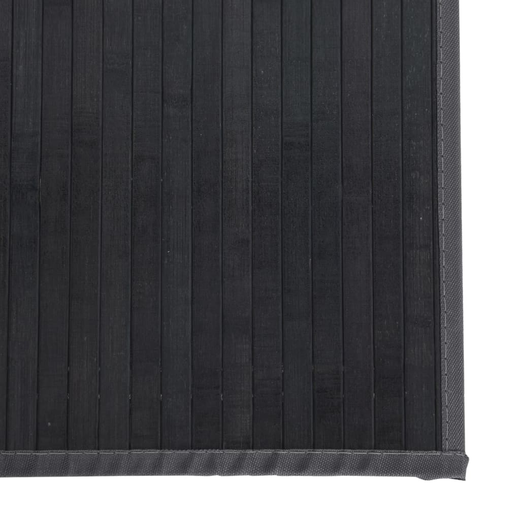 Tepih pravokutni sivi 100 x 300 cm od bambusa