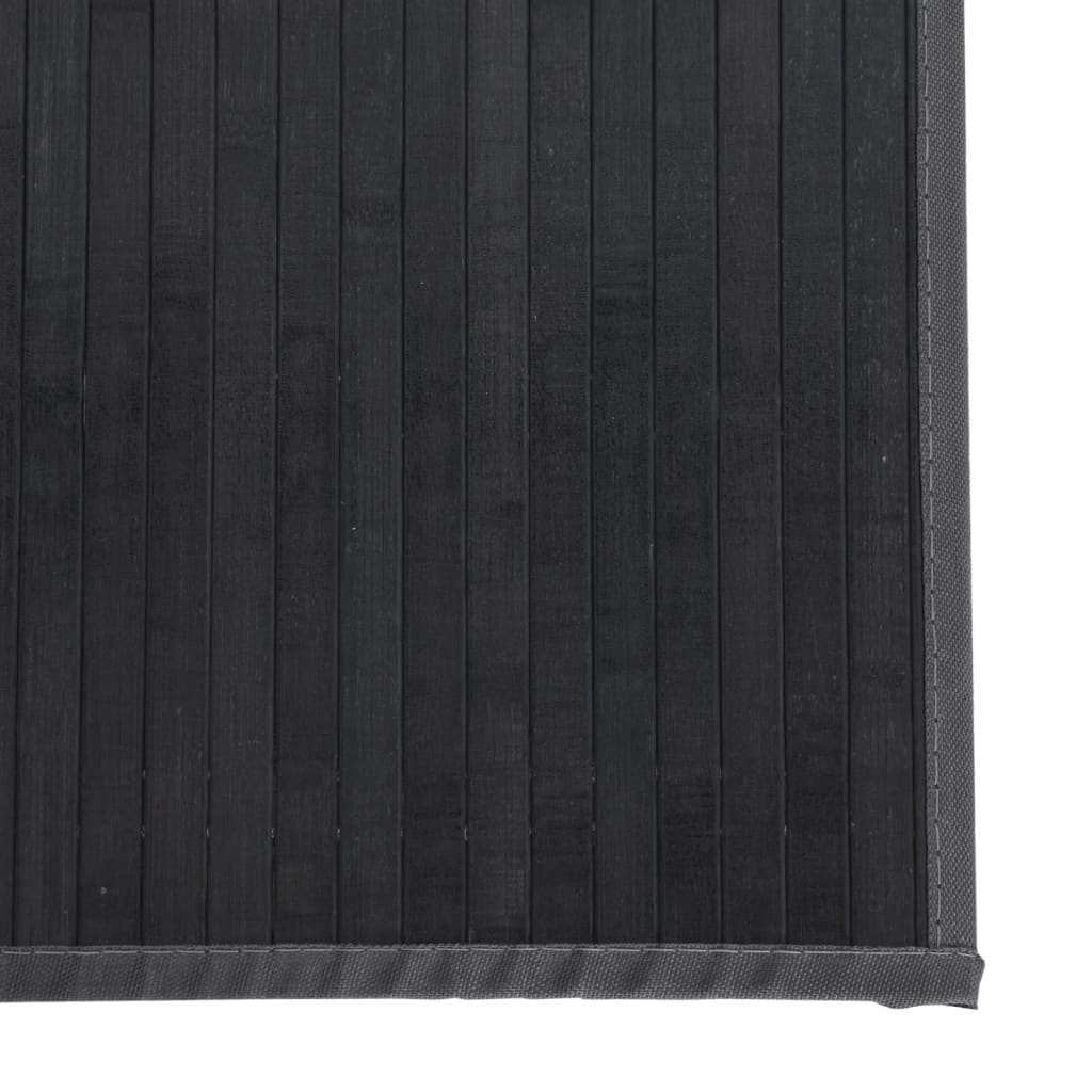 Tepih pravokutni sivi 100 x 1000 cm od bambusa