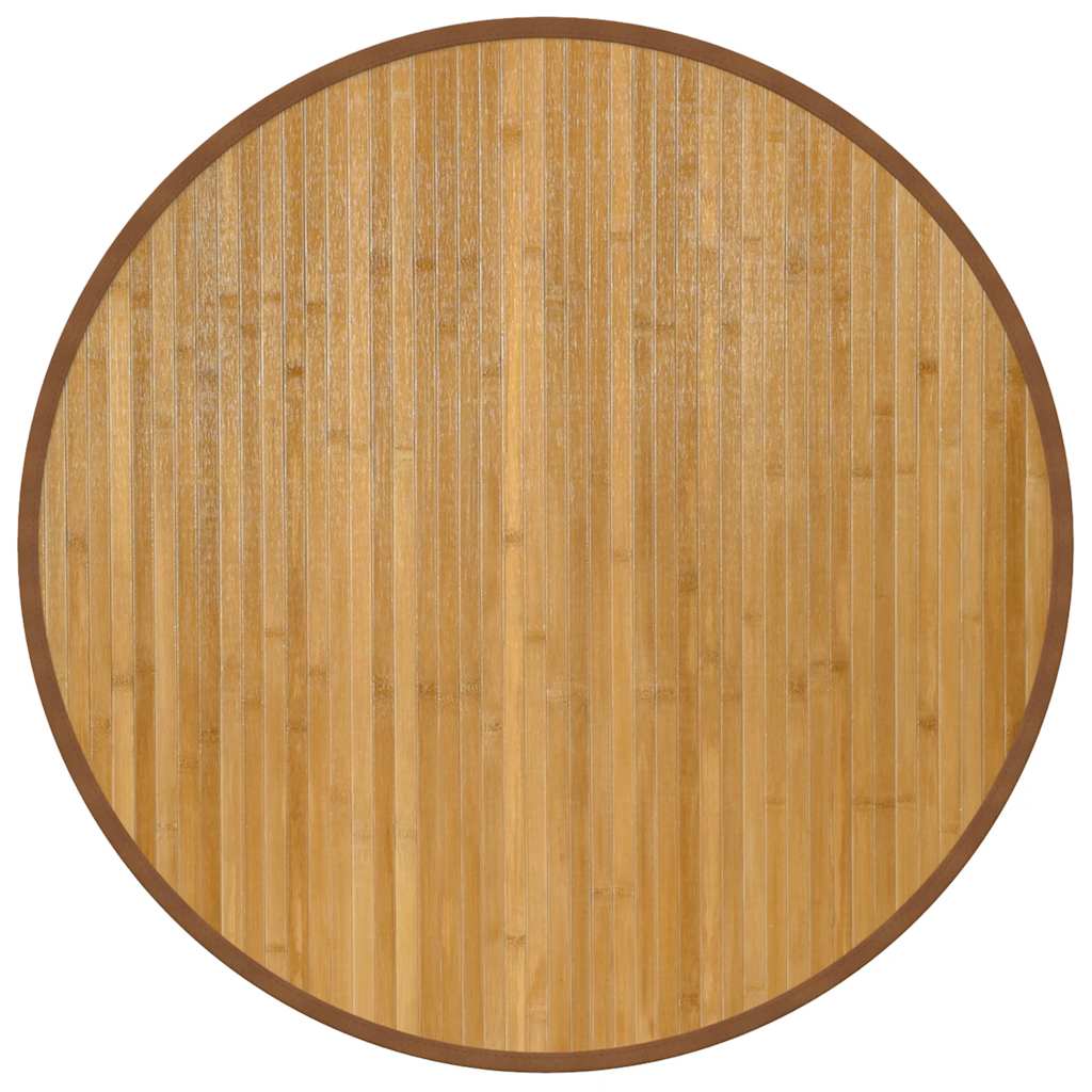 Okrugli tepih Prirodni 80 cm Bambus